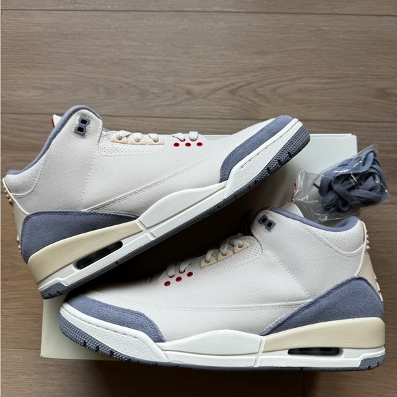 Jordan Men's Shoes - White and Grey - Picture 7 of 8